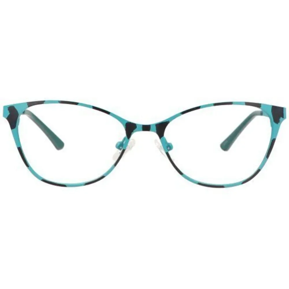 NWT Guess 3010 089 Turquoise Cat Eye 51mm Eyeglasses
